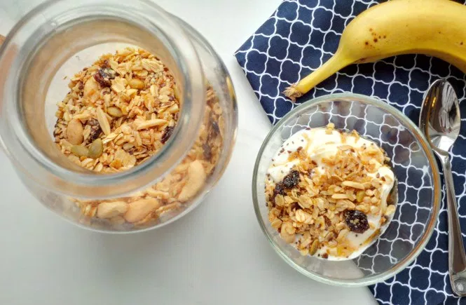 easy fiber protein packed granola